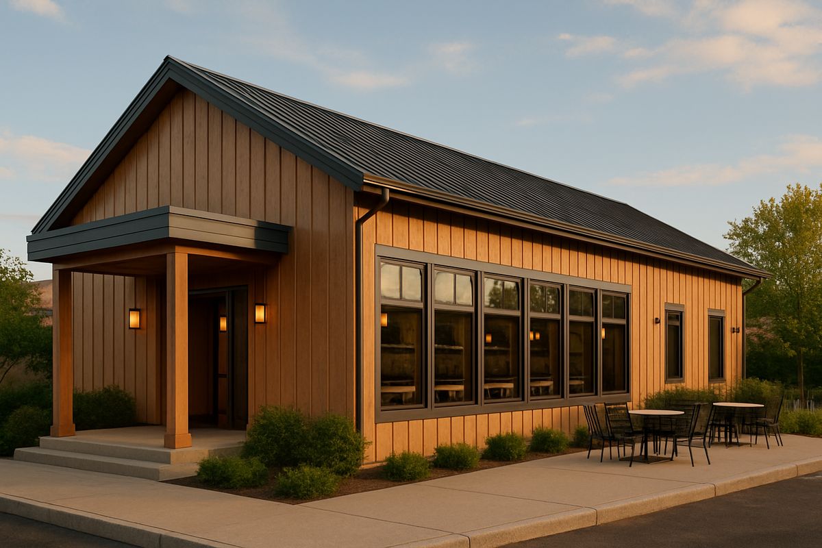 Restaurant property at mid scope — representative photography