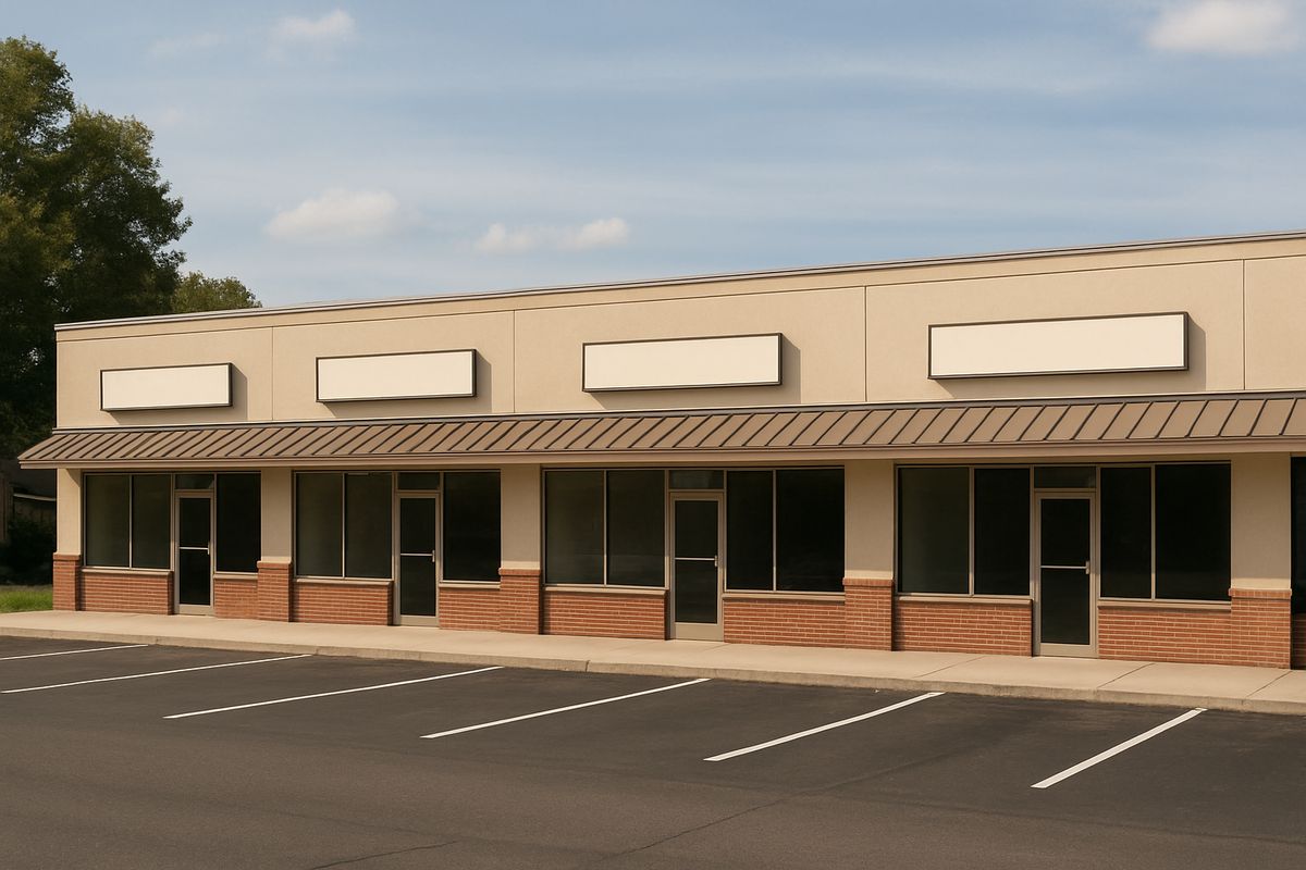 Retail property at small scope — representative photography