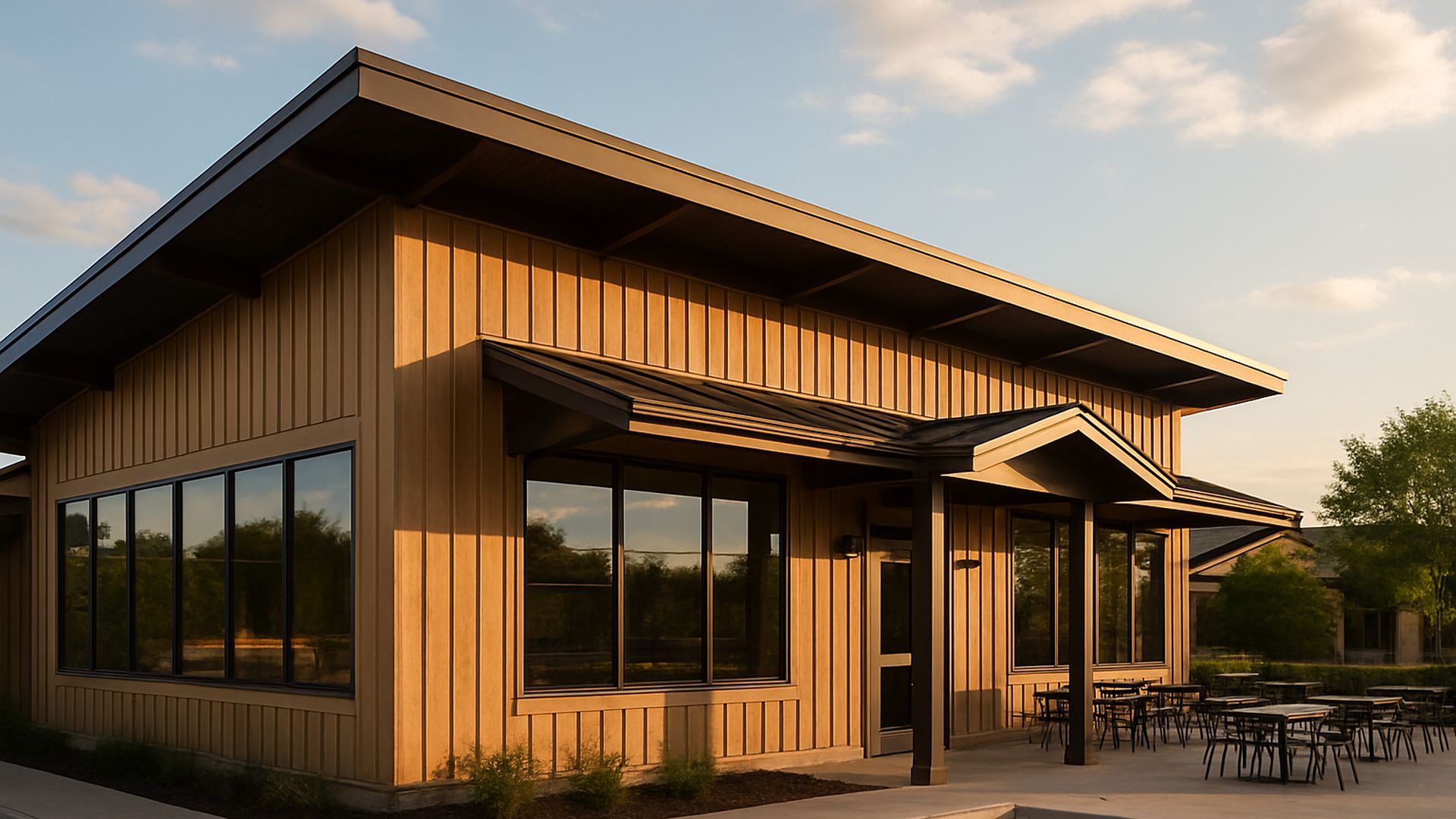 Restaurant property exterior