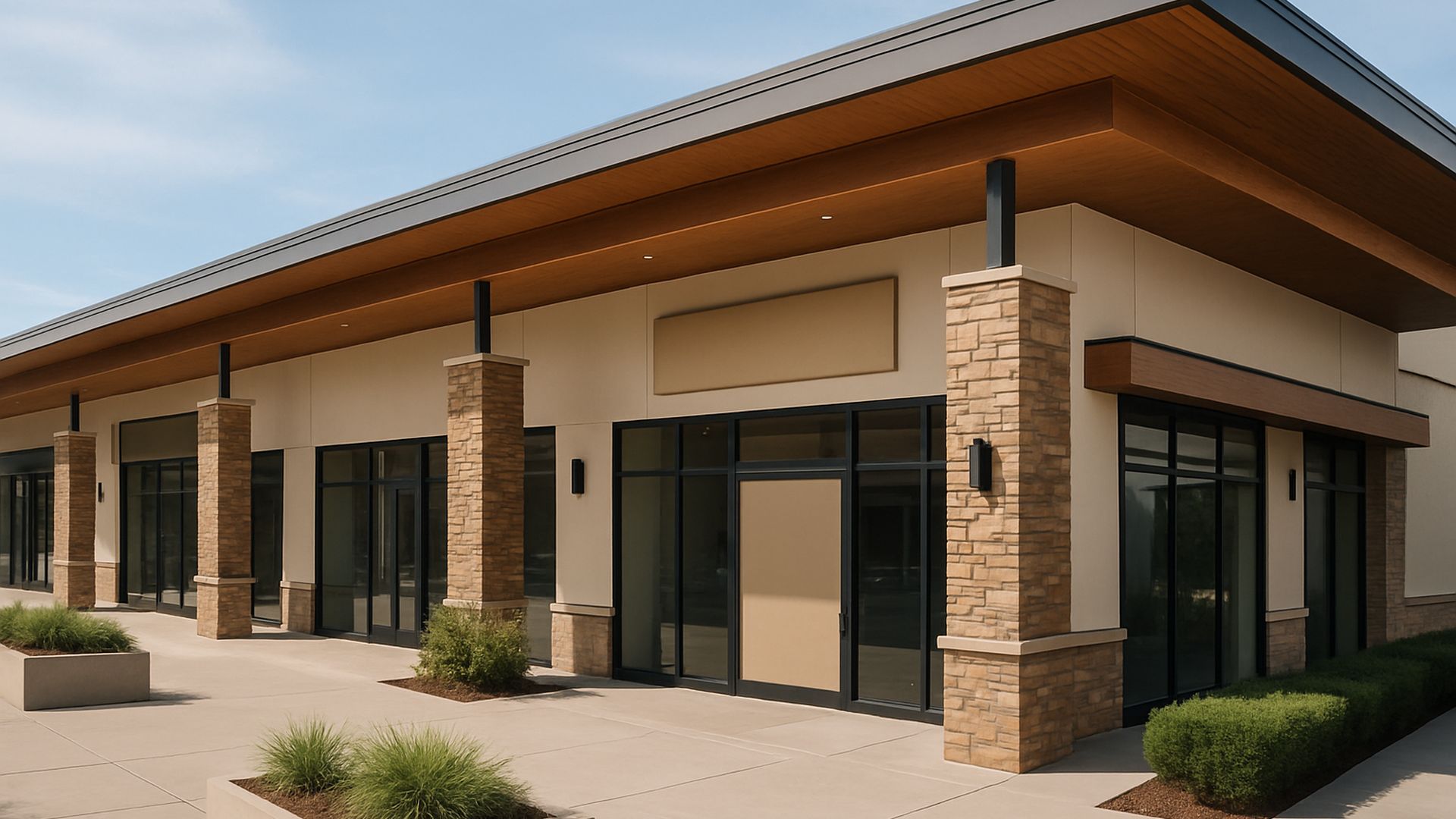Retail property exterior